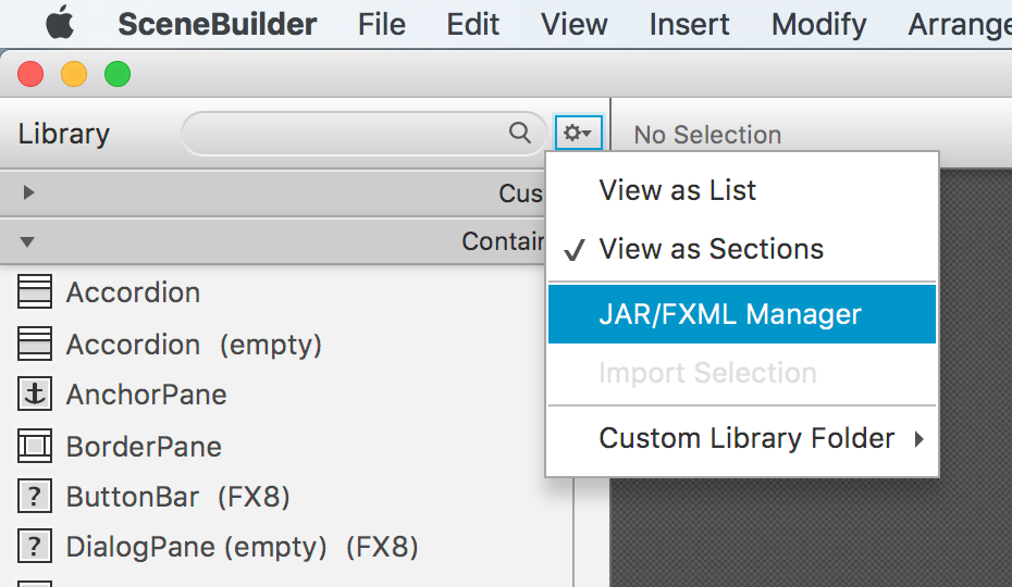 1. Open SB - Library Button