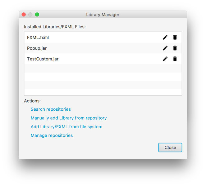 2. Select Library Manager