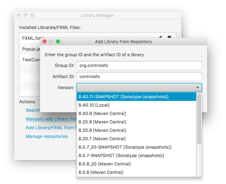 4.0 Manually search for groupID and artifactID