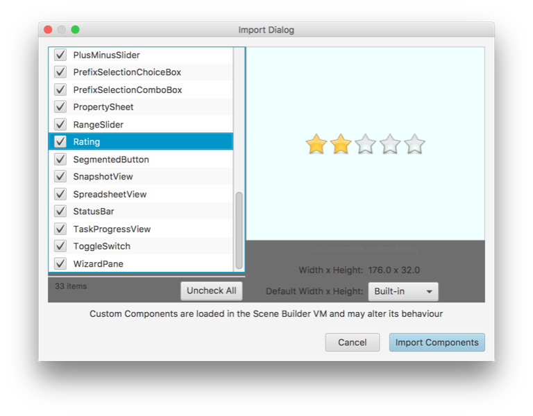 4.2. Select components