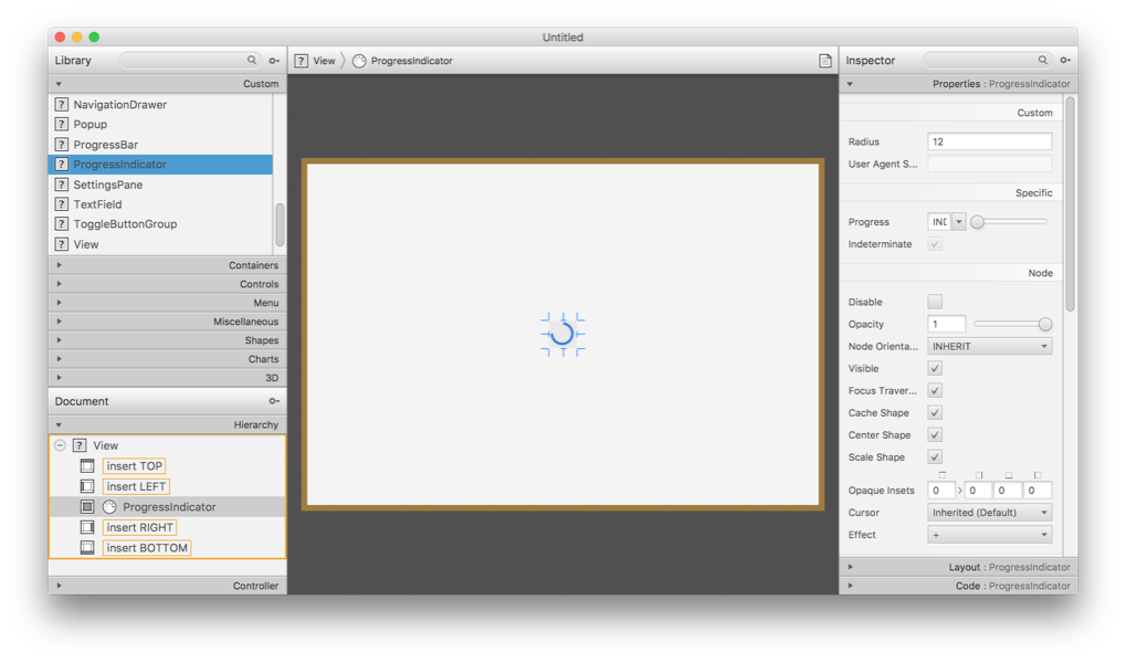 6. Components ready to drag and drop