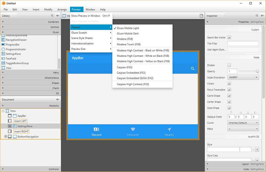 6. Components ready to drag and drop