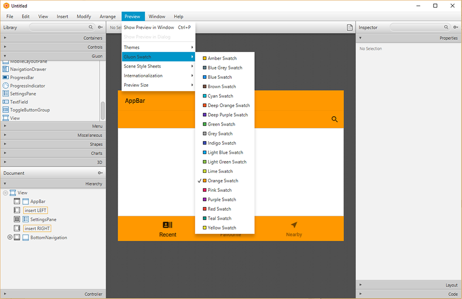 6. Components ready to drag and drop